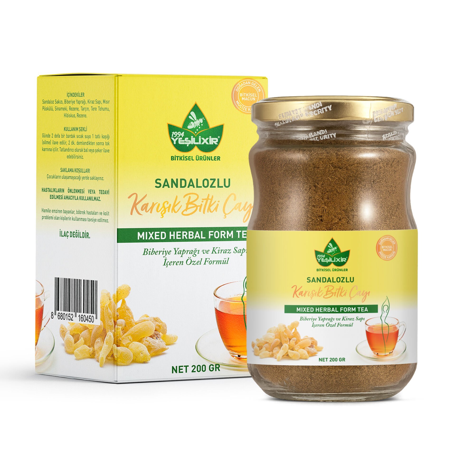 Yeşilixir Sandalozlu Karışık Form Bitki Çayı