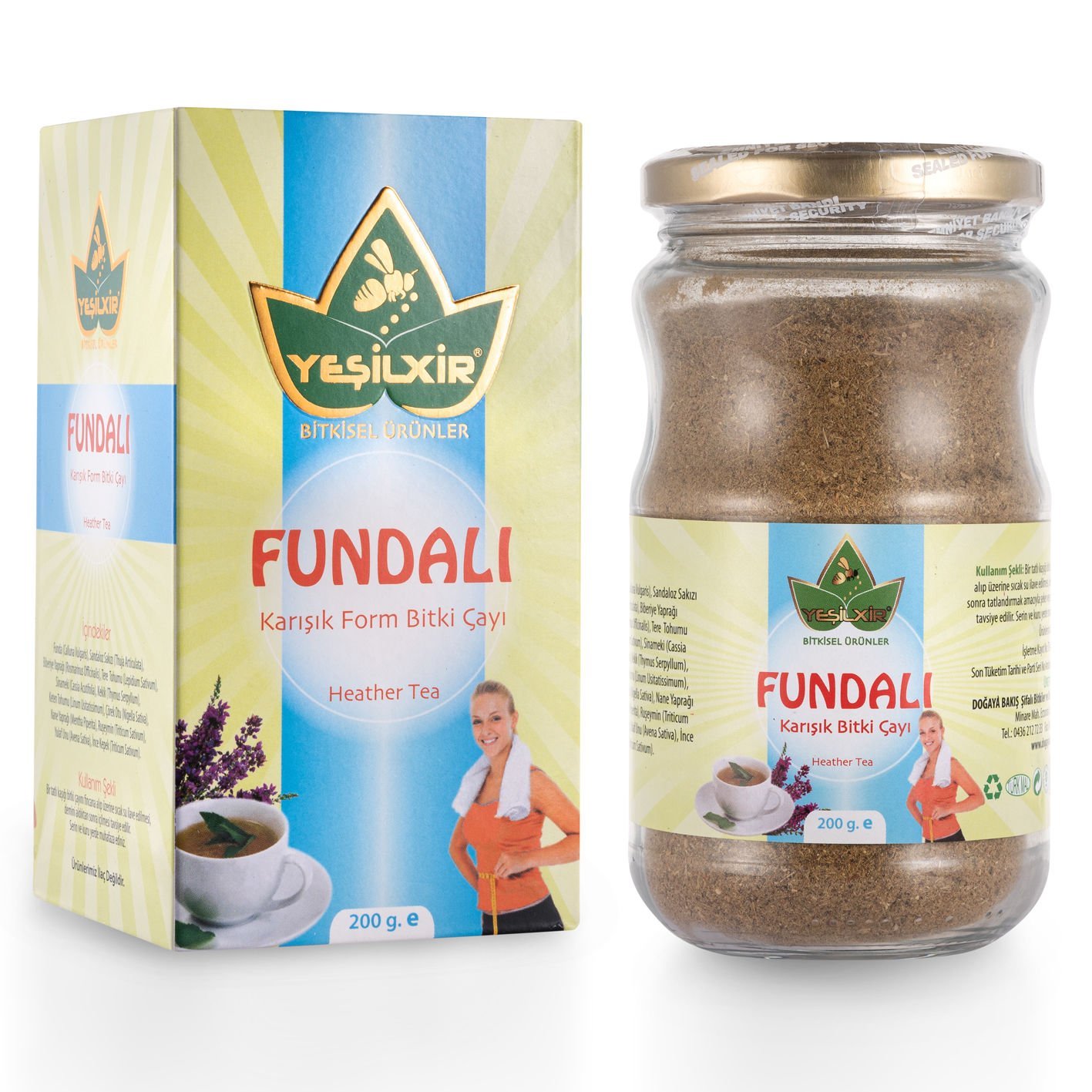 Yeşilixir Fundalı Karışık Form Bitki Çayı