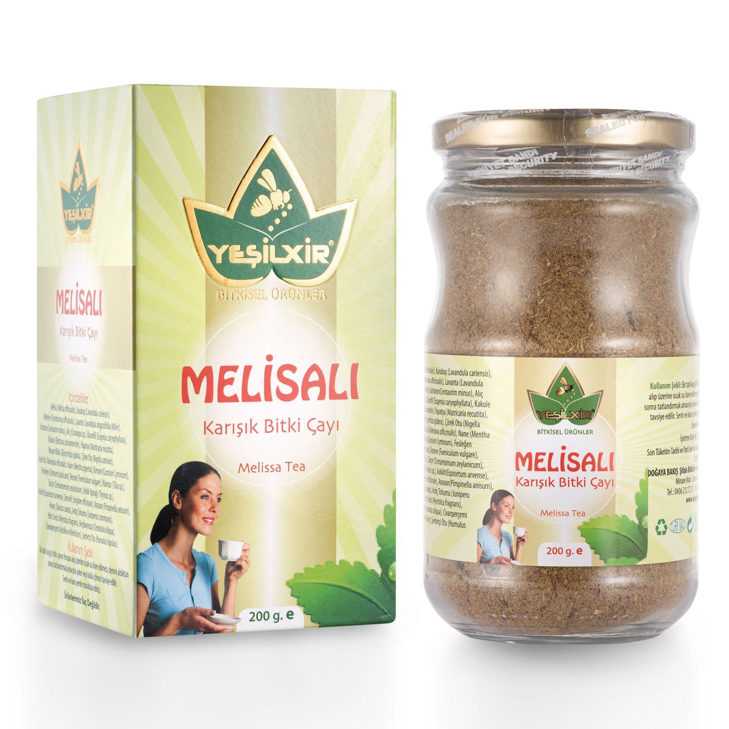 Yeşilixir Melisalı Karışık Bitki Çayı