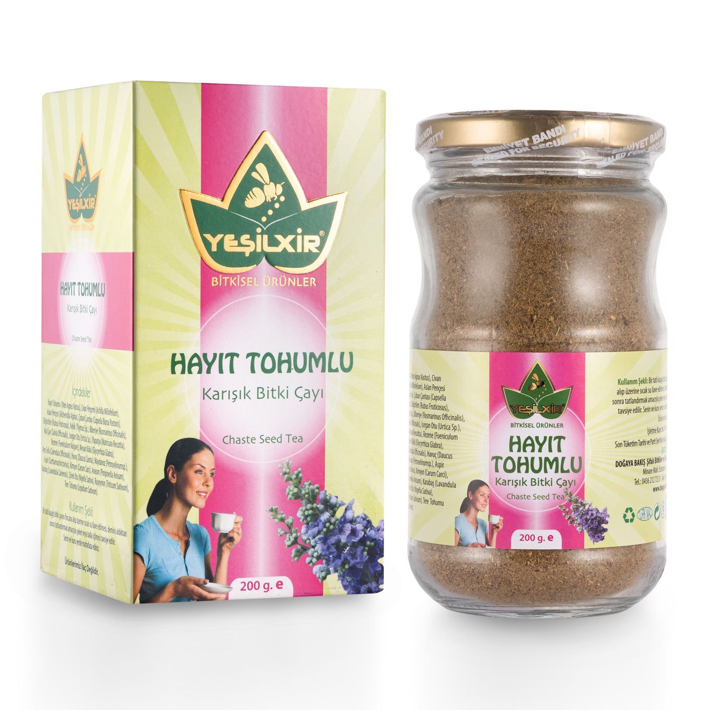 Yeşilixir Hayıt Tohumlu Karışık Bitki Çayı