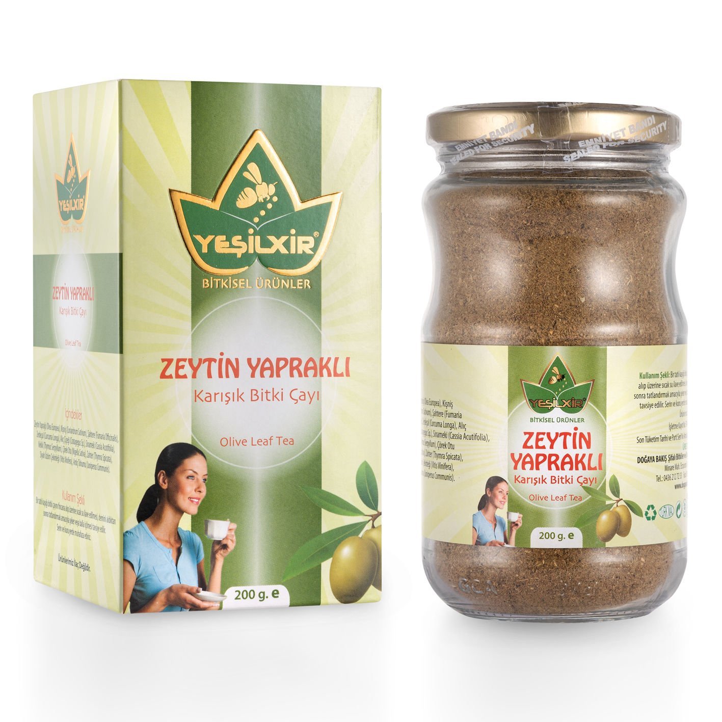 Yeşilixir Zeytin Yapraklı Karışık Bitki Çayı