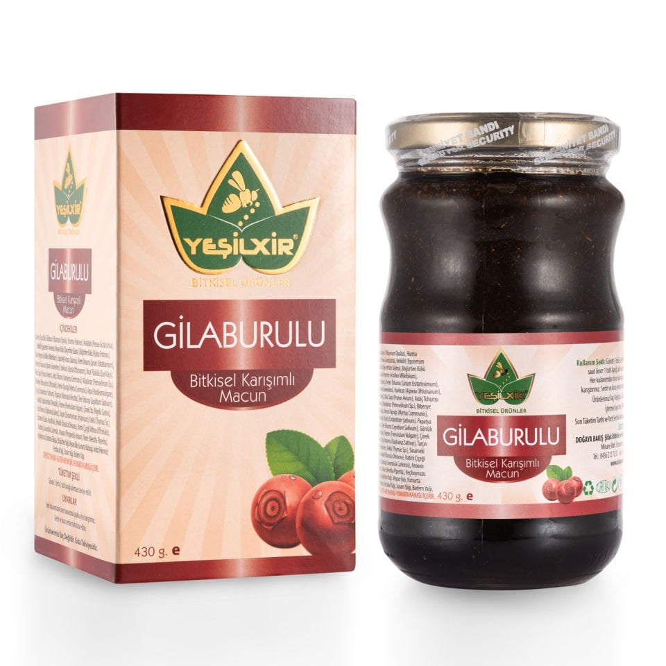 Yeşilixir Gilaburulu Bitkisel Karışımlı Macun 430 Gr