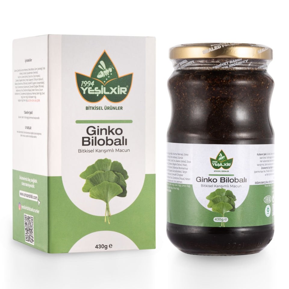 Yeşilixir Gingko Bilobalı Bitkisel Karışımlı Macun 430 Gr
