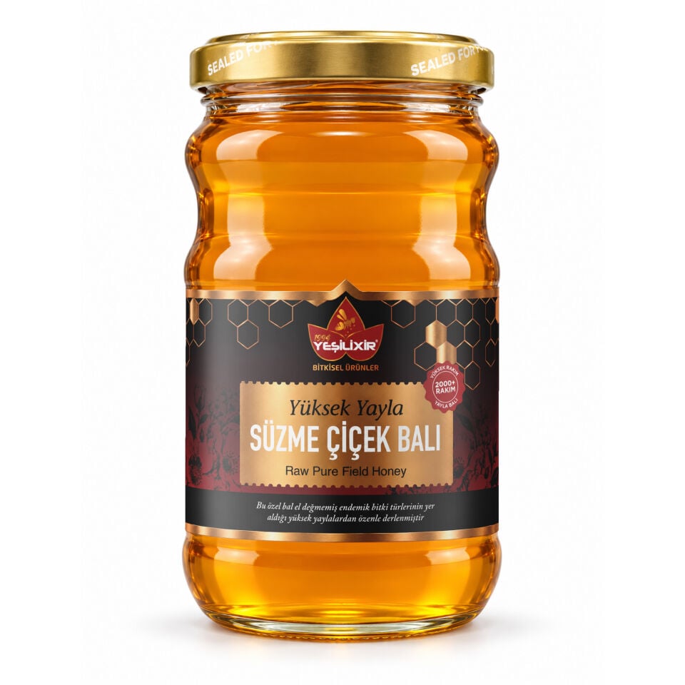 Yüksek Yayla Süzme Çiçek Balı 850 gr (Yeni Ürün)