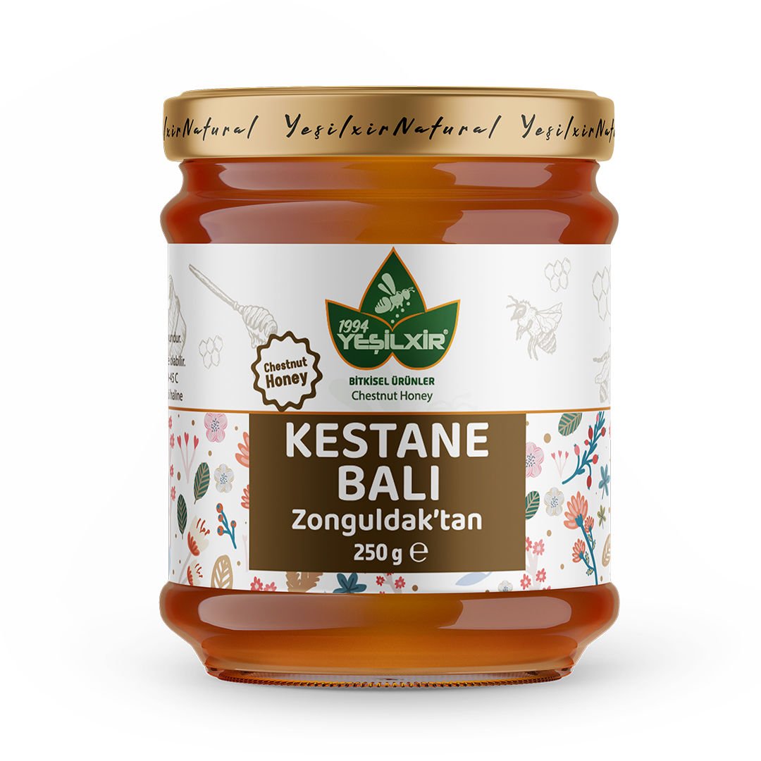 Yeşilxir Kestane Balı 250 gr (Katkısız)