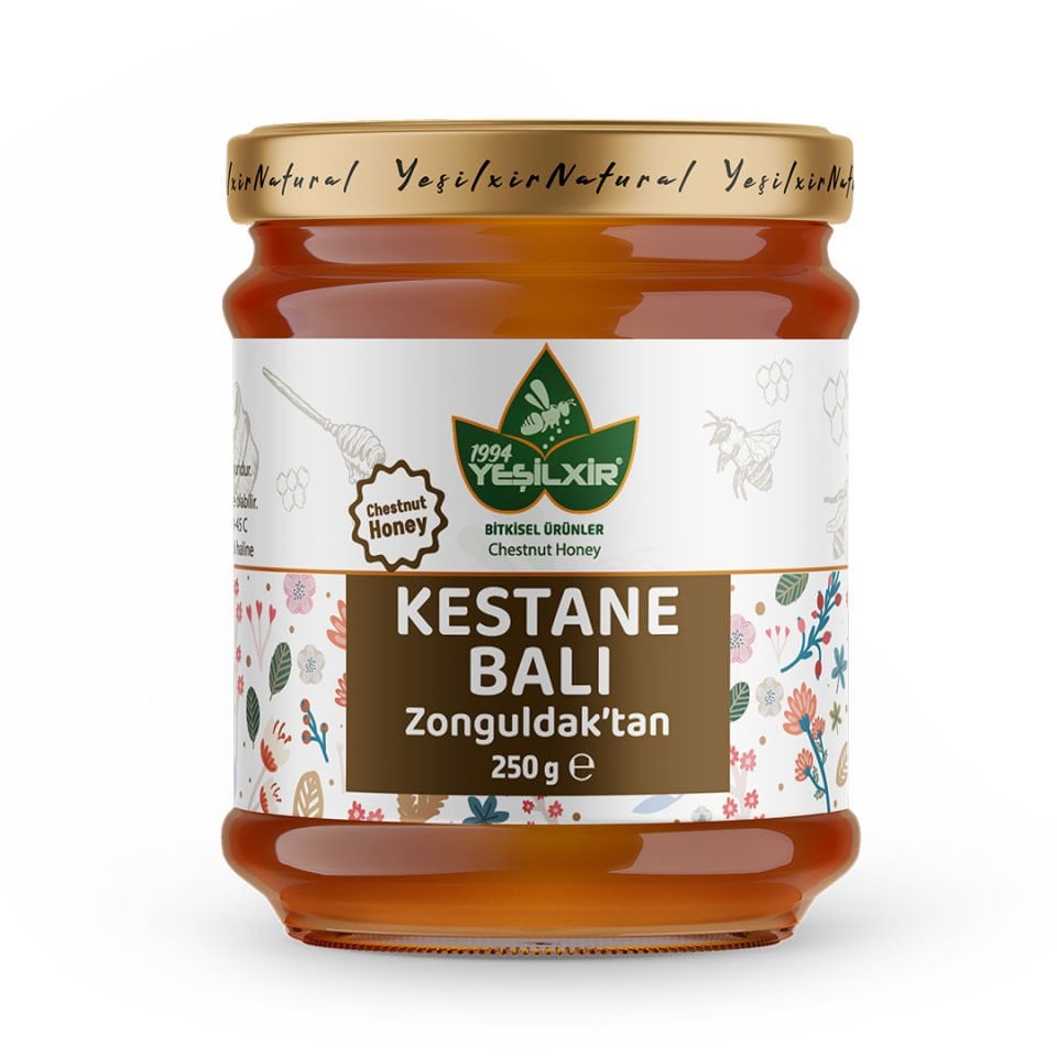 Yeşilxir Kestane Balı 250 gr (Katkısız)