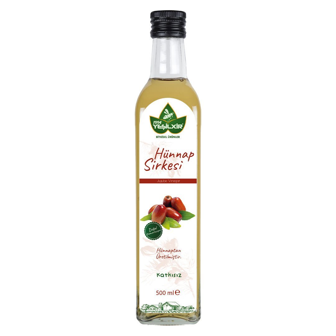 Yeşilixir Hünnap Sirkesi 500 Ml Katkısız
