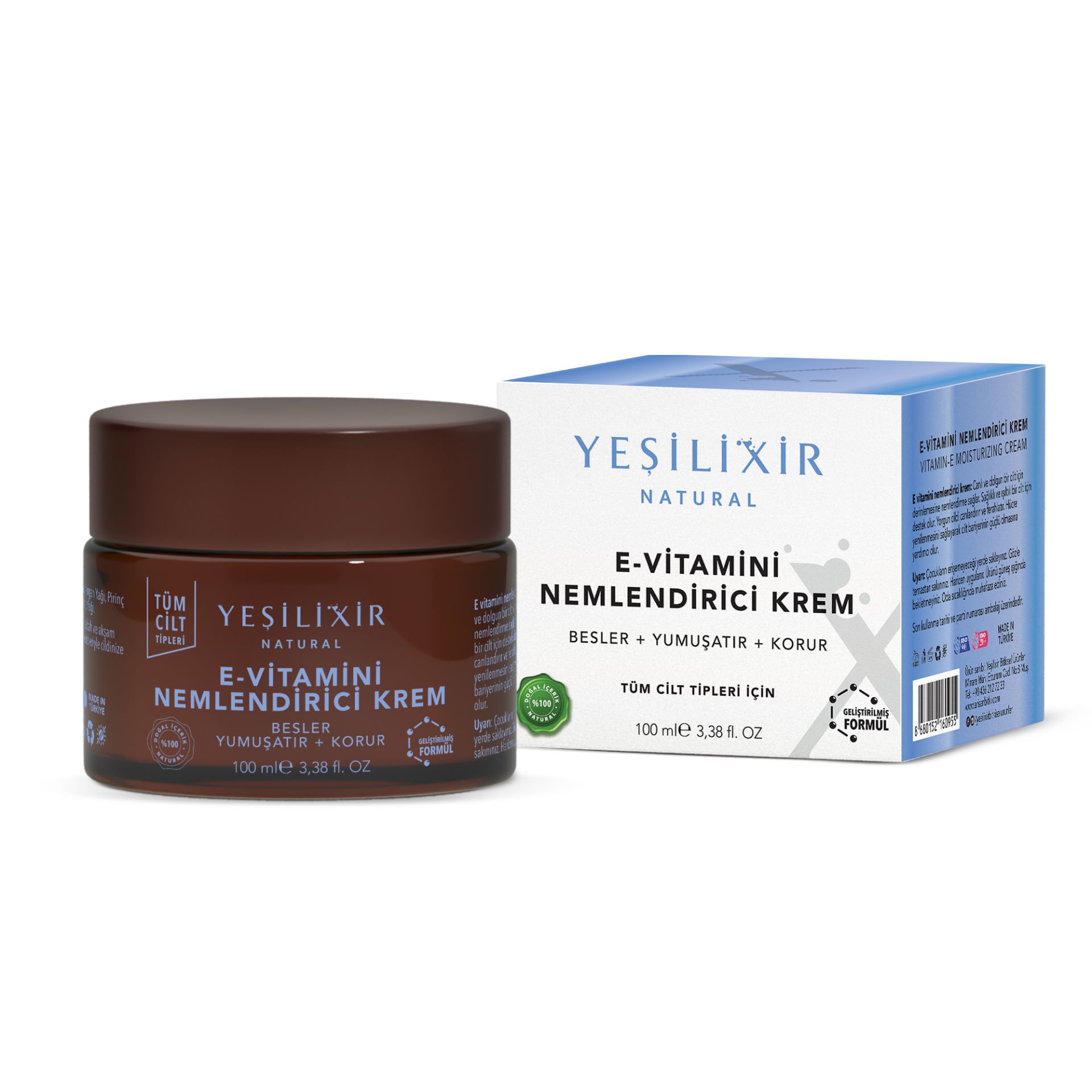 Yeşilixir E Vitamini Nemlendirici krem