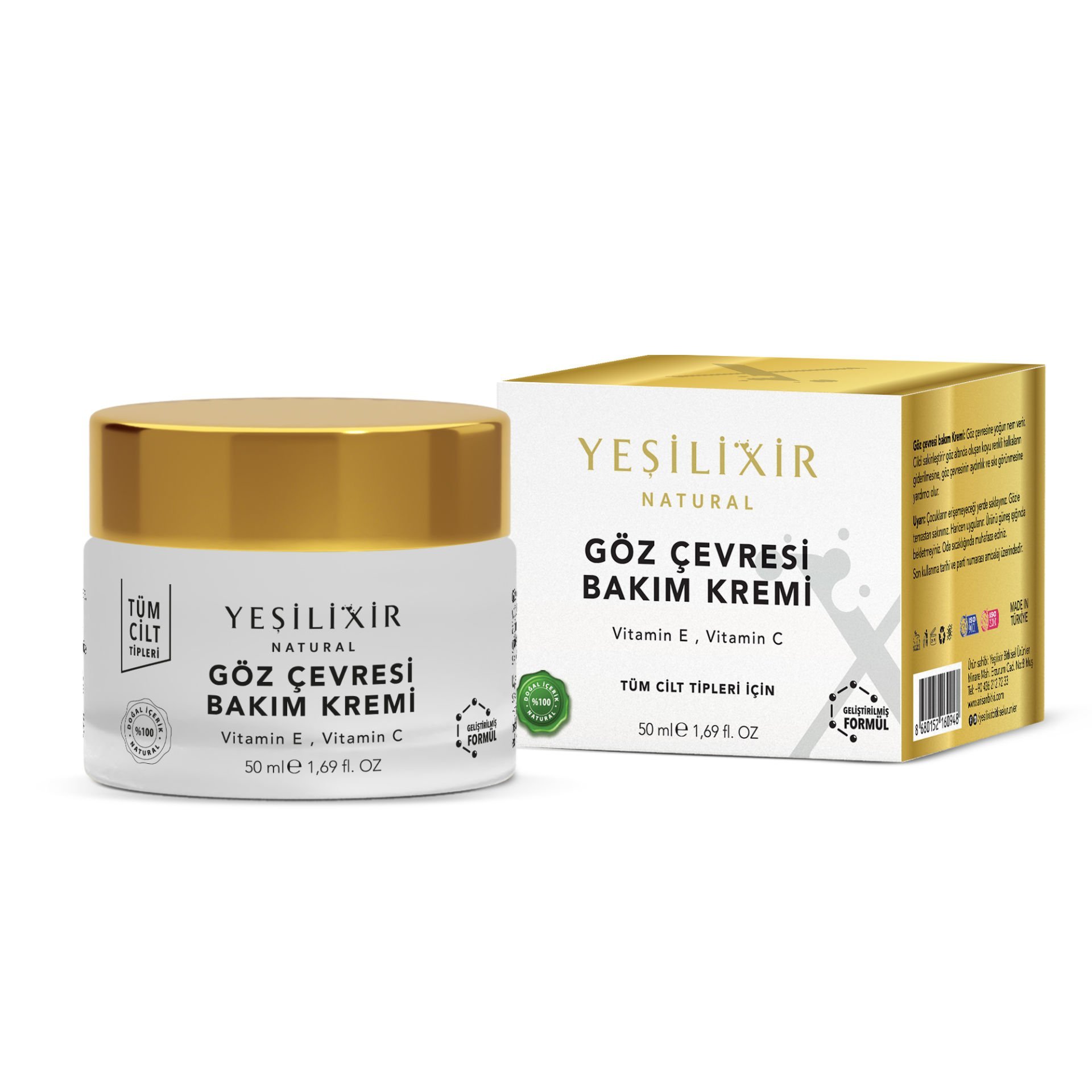 Yeşilixir Göz Çevresi Bakım Kremi