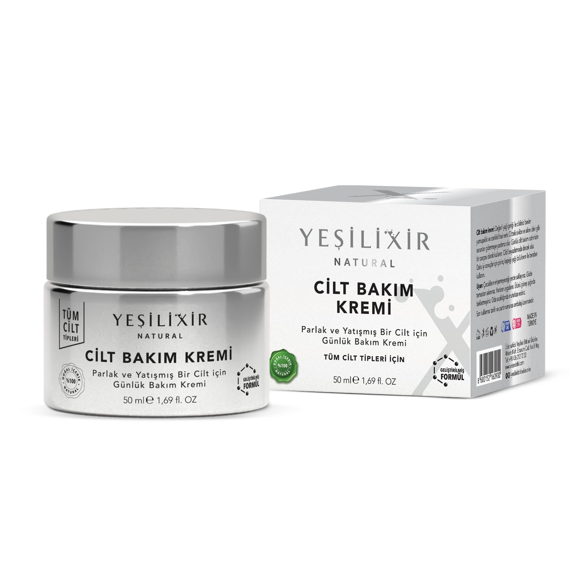 Yeşilixir Cilt Bakım Kremi