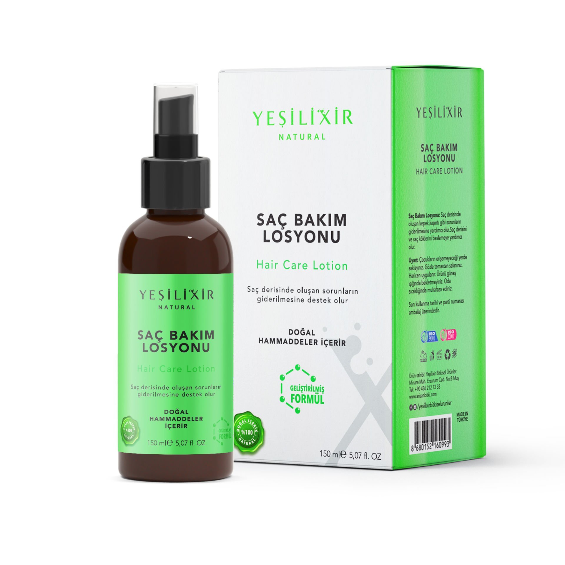 Yeşilixir Saç Bakım Losyonu (Bit Tarağı  Hediyeli)