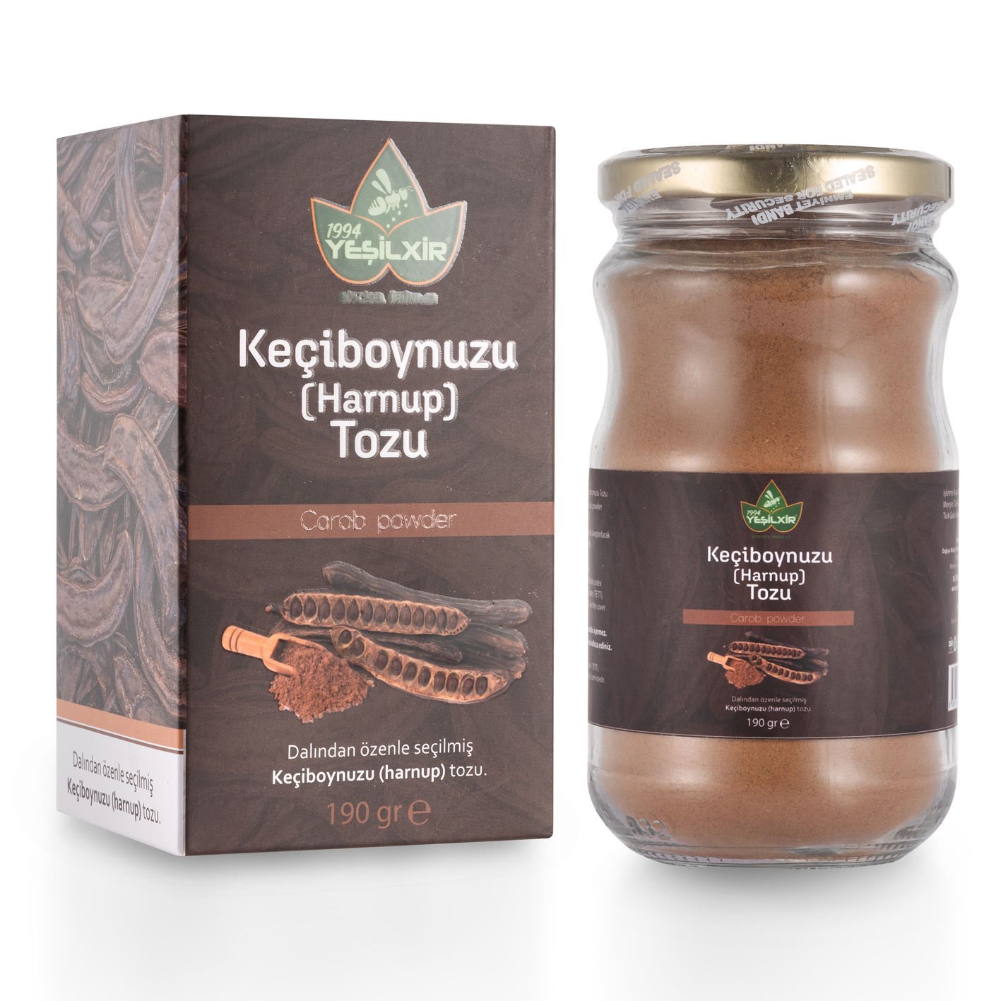 Yeşilixir Öğütülmüş Keçiboynuzu (Harnup) Tozu